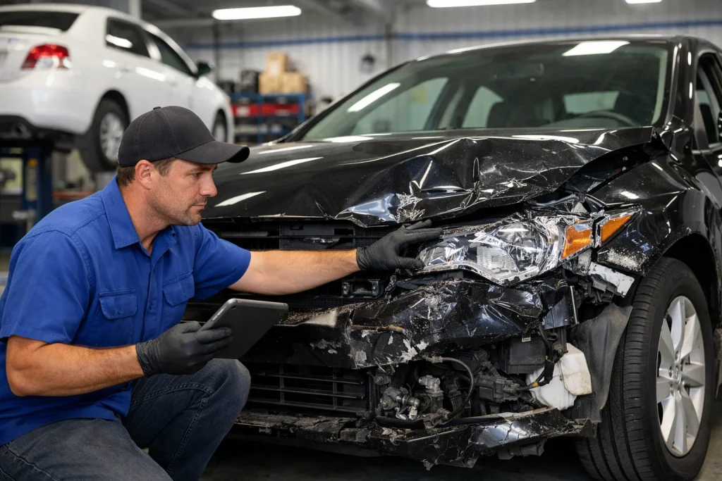 collision repair maui precision auto body wailuku damage assessment