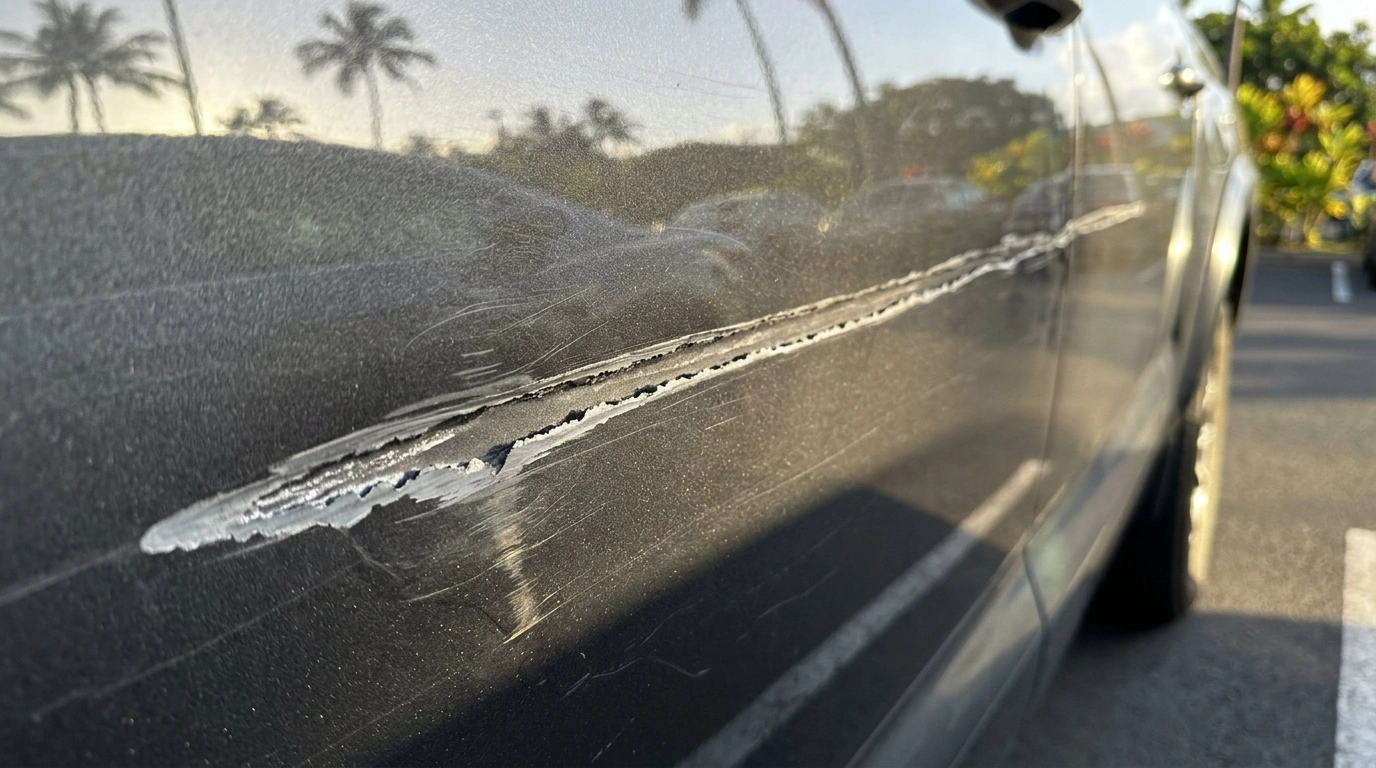 scratch repair maui hi car paint damage precision auto body